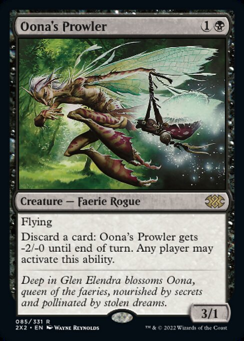 Double Masters 2022 - 085/331 : Oona's Prowler (Non Foil) (7857364992247)