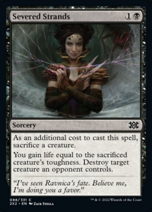 Double Masters 2022 - 088/331 : Severed Strands (foil) (7857912479991)