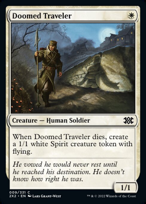 Double Masters 2022 - 009/331 : Doomed Traveler (foil) (7857908547831)