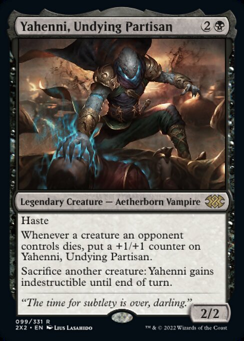 Double Masters 2022 - 099/331 : Yahenni, Undying Partisan (Non Foil) (7857365483767)