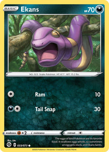 SUN AND MOON, Champion's Path - 033/236 : Ekans (Reverse Holo) (5790935580838)