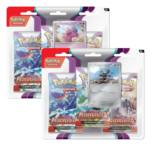 Pokemon - 3 Pack Blister Bundle - Scarlet & Violet Paldea Evolved (7908550017271)