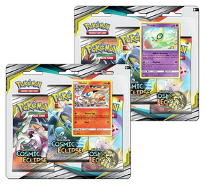 Pokemon - 3 Pack Blister Bundle - SUN AND MOON Cosmic Eclipse (5534844616870)