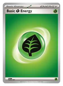 SCARLET AND VIOLET - 001 : Grass Energy x 5 (Non Holo) (7911339983095)
