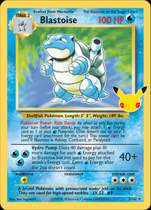 SWORD AND SHIELD, Celebrations - Secret Rare Subset - 05/25 : Blastoise (Holo) (7096312365222)