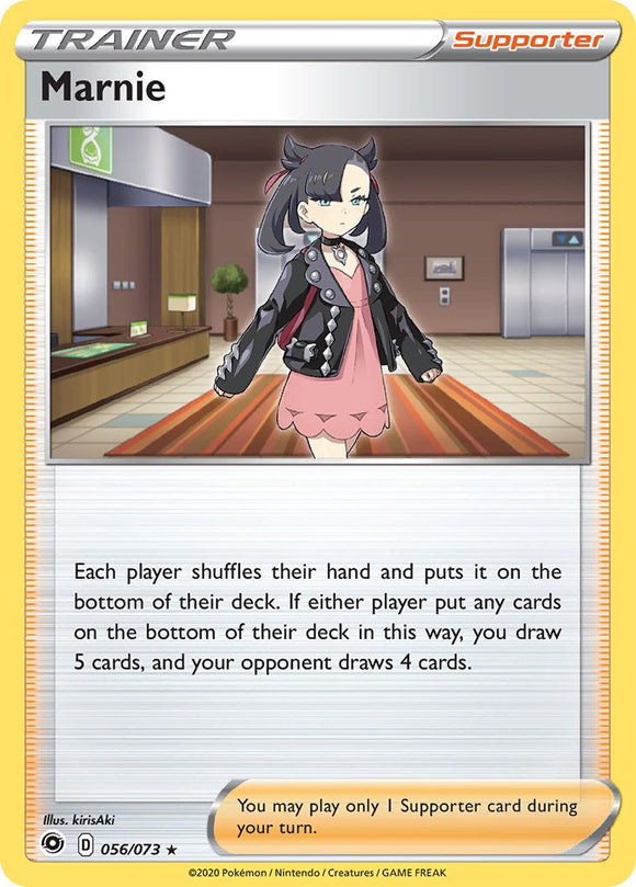 SUN AND MOON, Champion's Path - 056/236 : Marnie (Reverse Holo) (5791029395622)