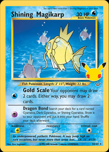 SWORD AND SHIELD, Celebrations - Secret Rare Subset - 06/25 : Shining Magikarp (Holo) (7096313708710)