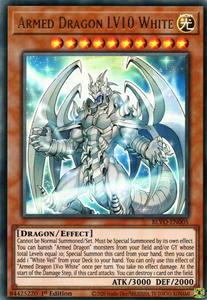 Blazing Vortex - BLVO-EN002 : Armed Dragon LV10 White (Ultra Rare) - 1st Edition (7514202505463)