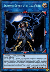 Blazing Vortex - BLVO-EN050 : Underworld Goddess of the Closed World (Secret Rare) - 1st Edition (7512416485623)