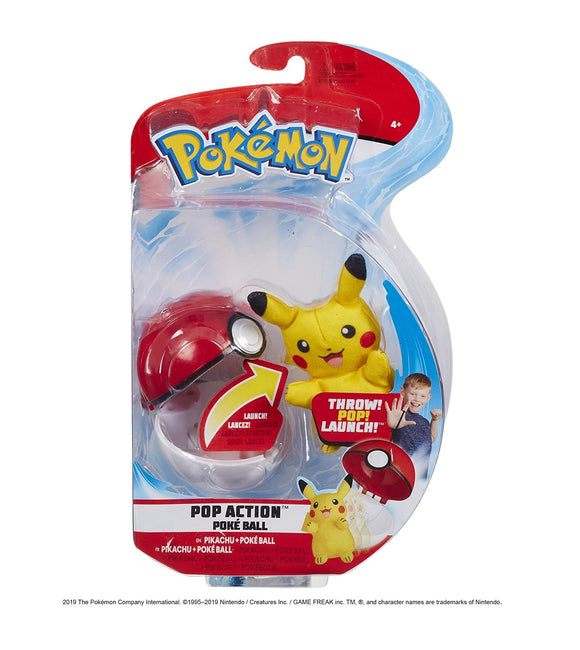 Pokemon - Pop Action Poke Ball - Pikachu (6152642560166)