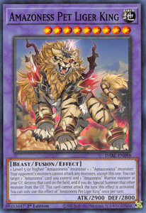 Darkwing Blast - DABL-EN098 : Amazoness Pet Liger King (Common) - 1st Edition (7820055380215)