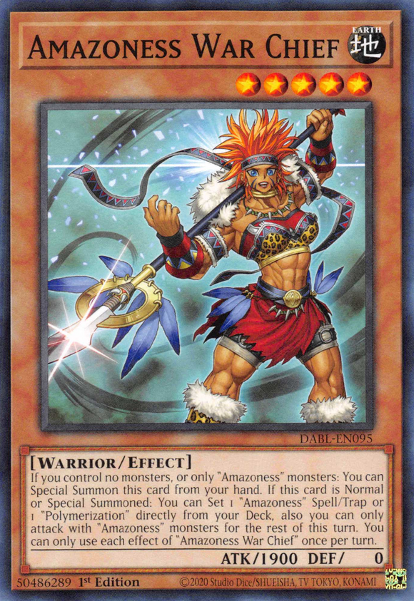 Darkwing Blast - DABL-EN095 : Amazoness War Chief (Common) - 1st Edition (7820051644663)