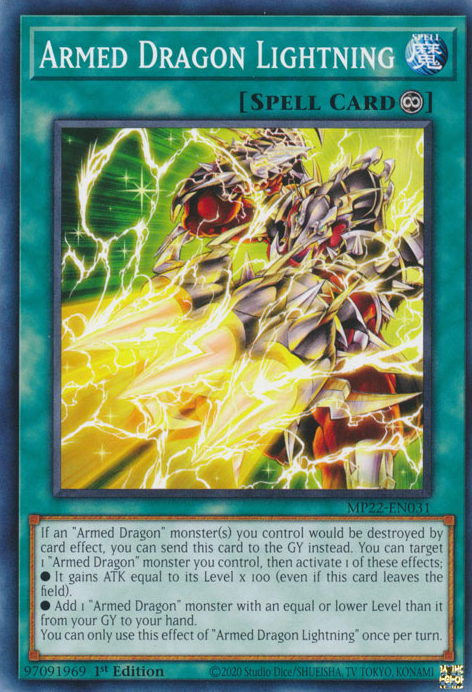 Tin of the Pharaoh's Gods - MP22-EN031 : Armed Dragon Lightning (Common) - 1st Edition (7770924351735)