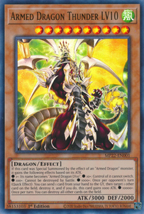 Tin of the Pharaoh's Gods - MP22-EN001 : Armed Dragon Thunder LV10 (Ultra Rare) - 1st Edition (7770760610039)