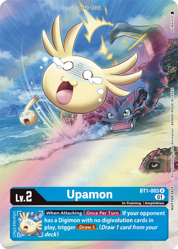 Digimon - Special Booster - BT1-003 : Upamon (Rare) (Alt Art) (7822169768183)
