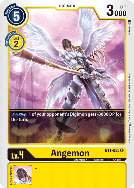 Digimon - Special Booster - BT1-55 : Angemon (Rare) (7822158987511)