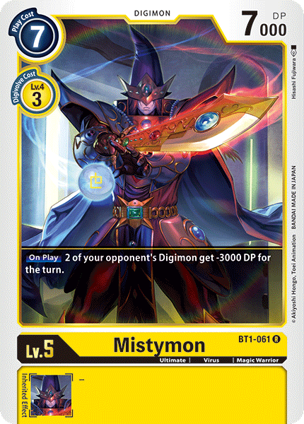 Digimon - Special Booster - BT1-61 : Mistymon (Rare) (7822161707255)
