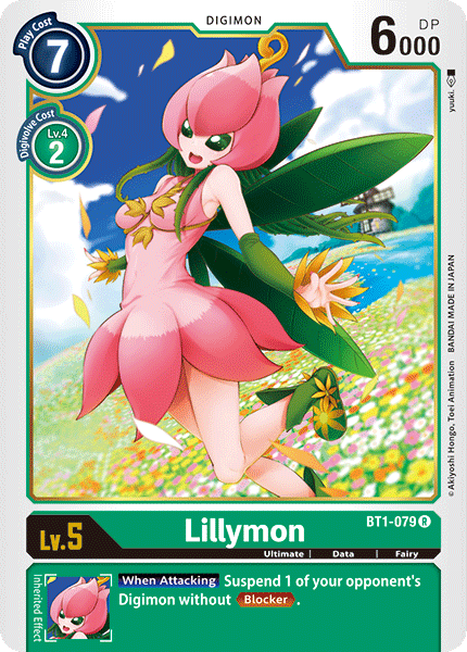 Digimon - Special Booster - BT1-79 : Lillymon (Rare) (7822165213431)