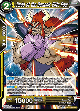 Vermilion Bloodline - BT11-108 : Tardo of the Demonic Elite Four (Foil) (7464755200247)