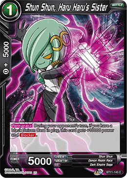 Vermilion Bloodline - BT11-143 : Shun Shun, Haru Haru's Sister (Foil) (7464755790071)