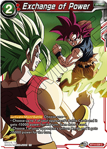 Dragon Ball Super - Cross Spirits - BT14-028 : Exchange of Power (Foil) (7913404137719)