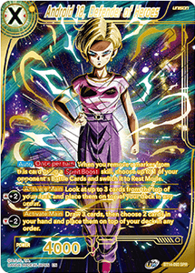 Cross Spirits - BT14-093 : Android 18, Defender of Heroes (Sealed Box Topper) (7464649490679)