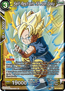 Dragon Ball Super - Cross Spirits - BT14-096 : Self-Restraint SS Son Goku (Foil) (7913405120759)