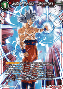 Realm of The Gods - BT16-018 : Realm of the Gods - Ultra Instinct (Non Foil) (7550798954743)