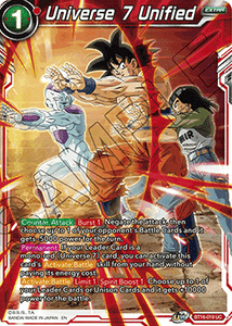 Realm of The Gods - BT16-019 : Universe 7 Unified (Non Foil) (7550817108215)
