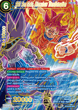 Realm of The Gods - BT16-024 : SSG Son Goku, Miraculous Transformation (Special Rare) (7550467670263)