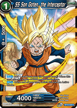 Realm of The Gods - BT16-028 : SS Son Goten, the Interceptor (Foil) (7550489493751)