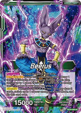 Realm of The Gods - BT16-046 : Beerus (Foil) (7550509678839)