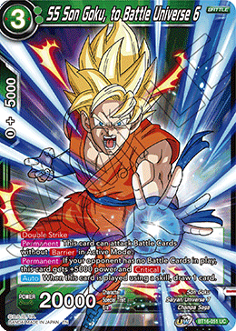 Realm of The Gods - BT16-051 : SS Son Goku, to Battle Universe 6 (Foil) (7550509908215)