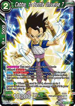 Realm of The Gods - BT16-060 : Cabba, to Battle Universe 7 (Non Foil) (7550770512119)