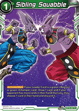 Realm of The Gods - BT16-067 : Sibling Squabble (Non Foil) (7550800855287)