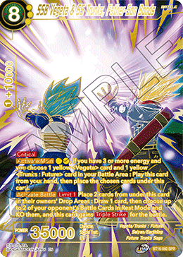 Realm of The Gods - BT16-080 : SSB Vegeta & SS Trunks, Father-Son Bonds (Special Rare) (7550468456695)