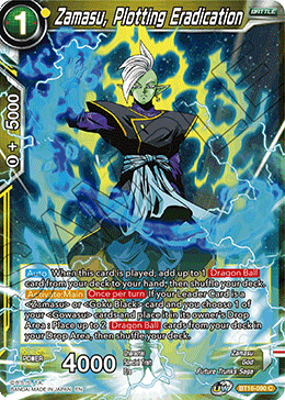 Realm of The Gods - BT16-090 : Zamasu, Plotting Eradication (Non Foil) (7550784209143)