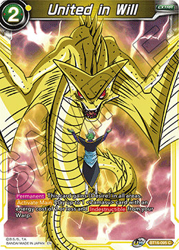 Realm of The Gods - BT16-095 : United in Will (Non Foil) (7550786994423)