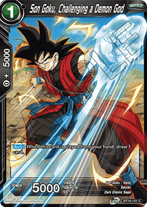 Realm of The Gods - BT16-101 : Son Goku, Challenging a Demon God (Non Foil) (7550788010231)