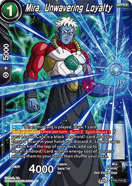 Realm of The Gods - BT16-114 : Mira, Unwavering Loyalty (Non Foil) (7550828839159)