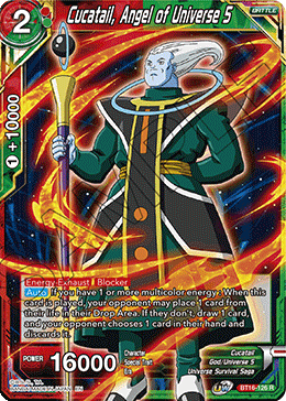 Realm of The Gods - BT16-126 : Cucatail, Angel of Universe 5 (Foil) (7550491885815)