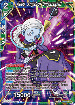 Realm of The Gods - BT16-139 : Kusu, Angel of Universe 10 (Super Rare) (7550474617079)