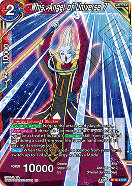 Realm of The Gods - BT16-140 : Whis, Angel of Universe 7 (Foil) (7550500471031)