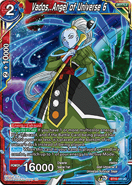 Realm of The Gods - BT16-141 : Vados, Angel of Universe 6 (Non Foil) (7550829101303)