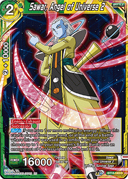 Realm of The Gods - BT16-143 : Sawar, Angel of Universe 2 (Non Foil) (7550797316343)