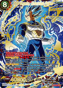 Realm of The Gods - BT16-147 : SSB Vegeta, Unbridled Power (Secret Rare) (7550463803639)