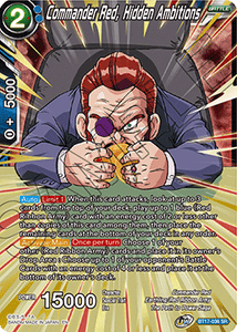 Dragon Ball Super - Ultimate Squad - BT17-036 : Commander Red, Hidden Ambitions (Super Rare) (Sealed Box Topper) (7913756786935)