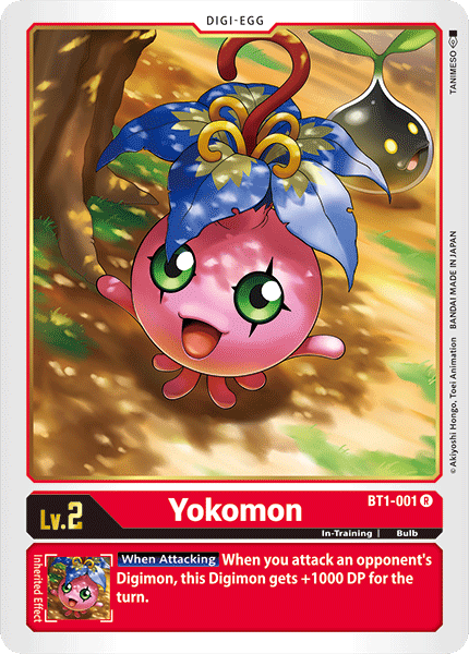 Special Booster - BT1-001 : Yokomon (Rare) (6912538083494)