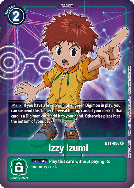 Special Booster - BT1-088 : Izzy Izumi (Box topper) (6912373194918)