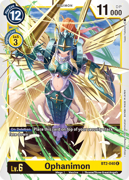 Digimon - Special Booster - BT2-040 : Ophanimon (Rare) (7826933809399)